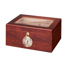 Humidor - gemusterten Glas-top, spanischer Zeder, für 50 Zigarren