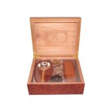 Humidor mit GeschenkSet - Bruyere, spanischer Zeder, für 40 Zigarren