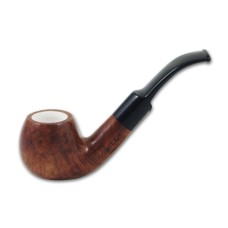 Capitello Pfeife Corteccia Bent 572 - mit Meerschaumeinsatz