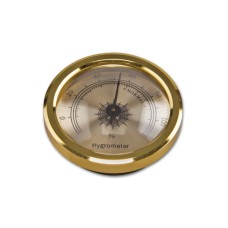 Hygrometer - 45/30mm, goldfarbe