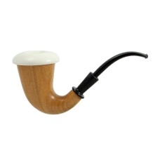 Meerschaumpfeife Calabash Mahagony XXL 9mm Sherlock