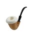 Meerschaumpfeife Calabash Mahagony XXL 9mm Sherlock