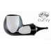 Al Pascià Pfeife Curvy 02 Black matte