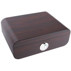 Humidor - Braun, spanischer Zeder, für 30 Zigarren, ovale