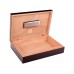 Humidor - schwarz, spanischer Zeder, für 15 Zigarren, zur Reise (26x17x6cm)