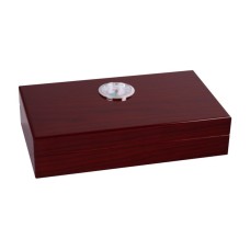 Humidor - cherry, spanischer Zeder, für 10 Zigarren, zur Reise (19x11x5cm)