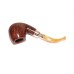 Peterson Pfeife Spigot Silver 68 Flame Grain F-lip