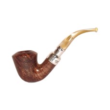 Peterson Pfeife Spigot Silver B10 Flame Grain F-lip