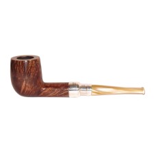 Peterson Pfeife Spigot Silver 106 Flame Grain F-lip