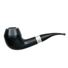 Peterson Pfeife Sherlock Holmes Deerstalker Ebony F-lip