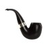 Peterson Pfeife Sherlock Holmes Baskerville Ebony P-lip