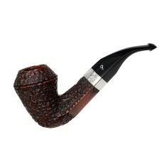 Peterson Pfeife Sherlock Holmes Hansom Rustic P-lip (9mm)