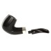 Peterson Pfeife Sherlock Holmes Milverton Ebony P-lip