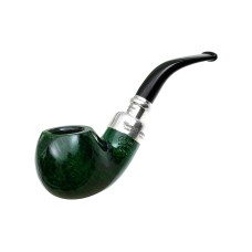 Peterson Pfeife Spigot Silver XL02 Green F-lip