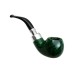 Peterson Pfeife Spigot Silver XL02 Green F-lip