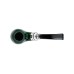 Peterson Pfeife Spigot Silver XL02 Green F-lip