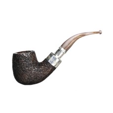 Peterson Pfeife Spigot Silver Roundstone XL90 Sand F-lip