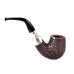 Peterson Pfeife Spigot Silver X220 Rustic F-lip