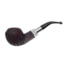 Peterson Pfeife Spigot Silver XL15 Rustic F-lip