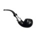 Peterson Pfeife Spigot Silver XL02 Ebony F-lip (9mm)