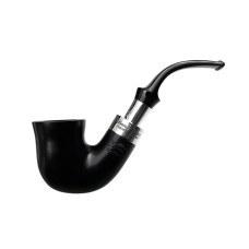 Peterson Pfeife Spigot Silver 05 Black F-lip, 9mm Filter