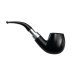 Peterson Pfeife Spigot Silver 68 Black F-lip