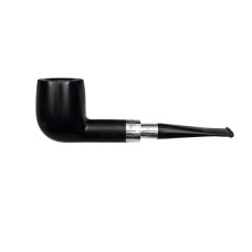 Peterson Pfeife Spigot Silver 106 Black F-lip