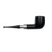 Peterson Pfeife Spigot Silver 106 Black F-lip