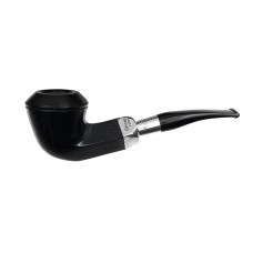 Peterson Pfeife Spigot Silver B5 Ebony F-lip