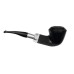 Peterson Pfeife Spigot Silver B5 Ebony F-lip