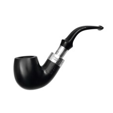 Peterson Pfeife Spigot Silver 221 Ebony F-lip