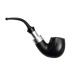 Peterson Pfeife Spigot Silver 221 Ebony F-lip