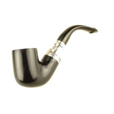 Peterson Pfeife Spigot Silver 338 Ebony P-lip