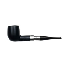 Peterson Pfeife Spigot Silver X105 Black F-lip