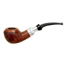 Peterson Pfeife Spigot Silver 999 Walnut F-lip