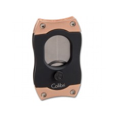 Zigarrenabschneider Colibri S-Cut Schwarz/Gold