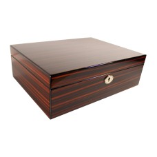 Humidor - Teak-design, aus spanischer Zeder, für 40 Zigarren