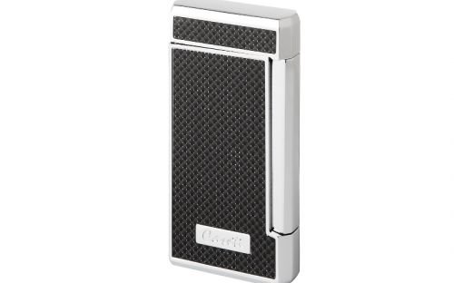 Zigarrenfeuerzeug Caseti Marseille - carbon/silber