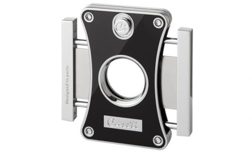 Zigarrenabschneider Caseti Schwarz/Silber