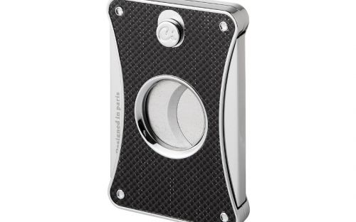 Zigarrenabschneider Caseti Carbon/Silber