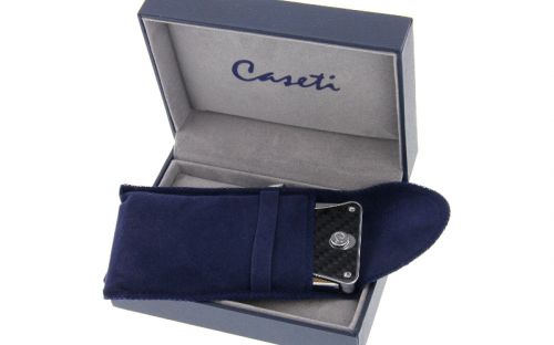 Zigarrenabschneider Caseti Carbon/Silber