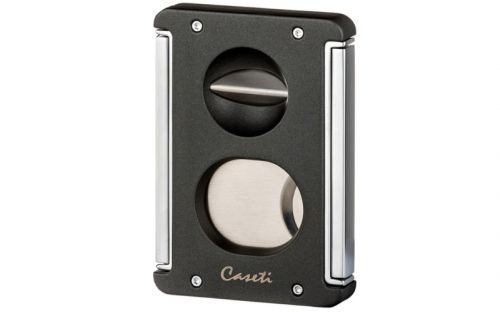 Zigarrenabschneider Caseti 3 in 1 - grau matt/chrom
