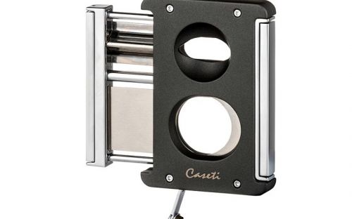 Zigarrenabschneider Caseti 3 in 1 - grau matt/chrom