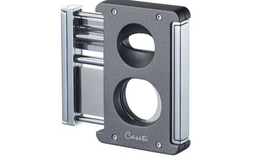 Zigarrenabschneider Caseti 3 in 1 - grau matt/chrom