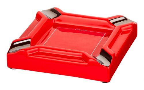 Caseti Zigarren-Aschenbecher - rot (20x20cm)