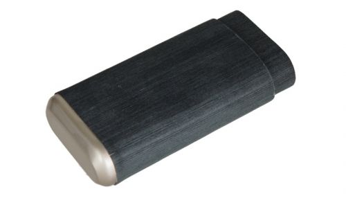 Zigarrenetui 3er - 14x7x3cm, Schwarz