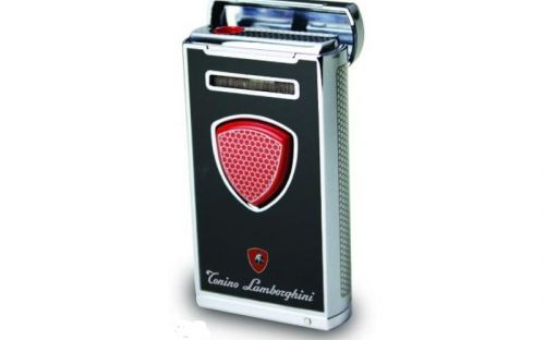 Zigarrenfeuerzeug Lamborghini Pergusa Duo - schwarz/chrome