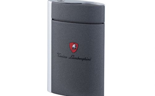 Zigarrenfeuerzeug Lamborghini Levanto grau/silber
