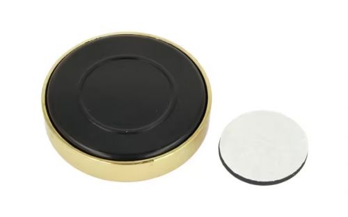 Humidor für 40 Zigarren, Zigarrenkistehalter aus spanischem Zedernholz, mit Befeuchter, Hygrometer - rot, mit goldfarbenem Metallrahmen, Angelo