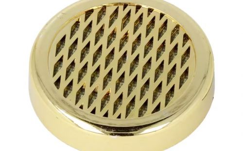 Humidor für 40 Zigarren, Zigarrenkistehalter aus spanischem Zedernholz, mit Befeuchter, Hygrometer - grün, mit goldfarbenem Metallrahmen, Angelo